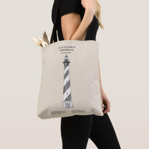 Vuurtoren van Cape Hatteras - North Carolina - SBD Tote Bag