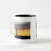 vuurtoren van Cape Hatteras op de Mok van de zon (Voorkant links)