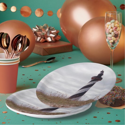 vuurtoren van Cape Hatteras Papieren Bordje (Multi)