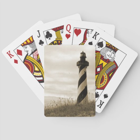 vuurtoren van Cape Hatteras Pokerkaarten (Achterkant)
