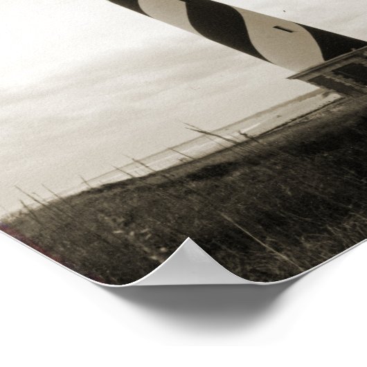 vuurtoren van Cape Hatteras Poster (Hoek)