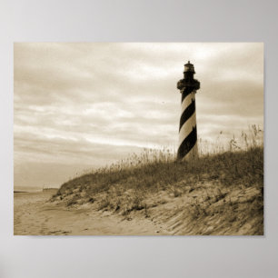 vuurtoren van Cape Hatteras Poster