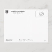 Vuurtoren van Cape Hatteras Prettige feestdagen (Achterkant)