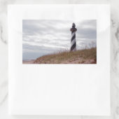 vuurtoren van Cape Hatteras Rechthoekige Sticker (Tas)