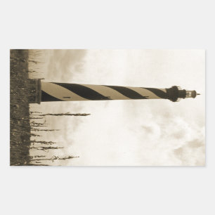 vuurtoren van Cape Hatteras Rechthoekige Sticker