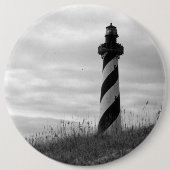 vuurtoren van Cape Hatteras Ronde Button 6,0 Cm (Voorkant)
