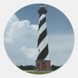 vuurtoren van Cape Hatteras Ronde Sticker