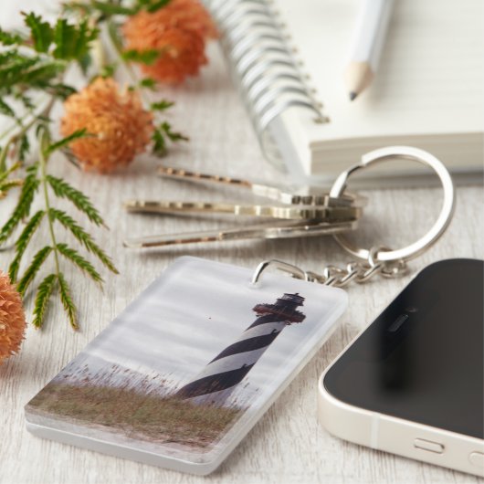 vuurtoren van Cape Hatteras Sleutelhanger (Voorkant Rechts)