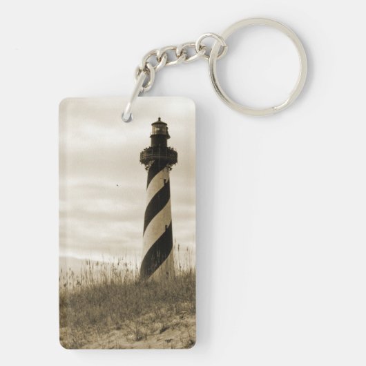 vuurtoren van Cape Hatteras Sleutelhanger (achterkant)