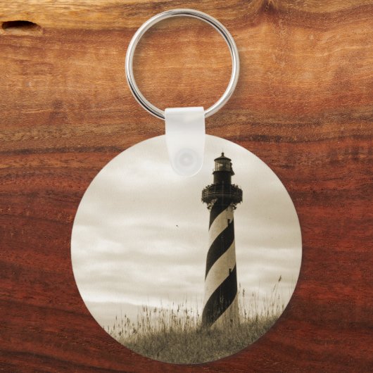 vuurtoren van Cape Hatteras Sleutelhanger (Voorkant)