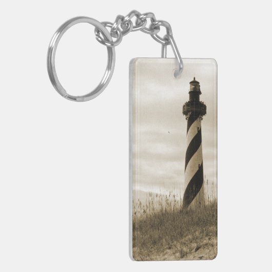 vuurtoren van Cape Hatteras Sleutelhanger (Voorkant Links)