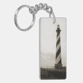 vuurtoren van Cape Hatteras Sleutelhanger (Voorkant Links)