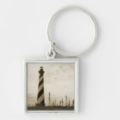 vuurtoren van Cape Hatteras Sleutelhanger (Voorkant)
