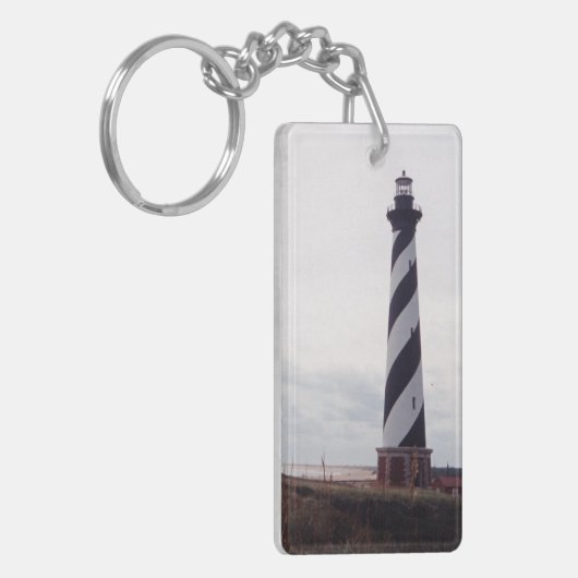 vuurtoren van Cape Hatteras Sleutelhanger (Voorkant Links)