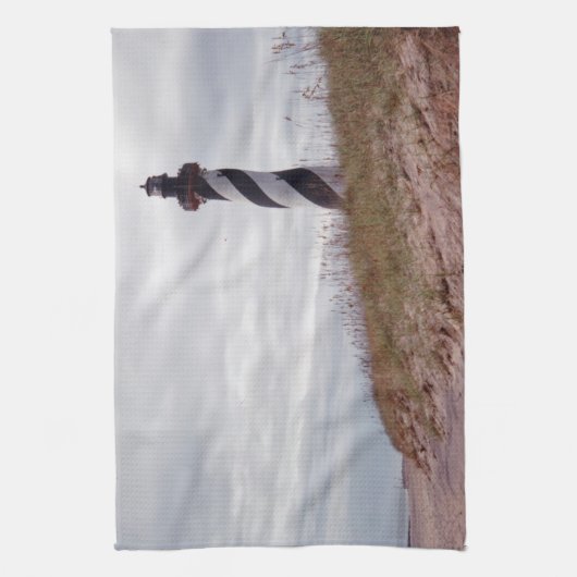 vuurtoren van Cape Hatteras Theedoek (Verticaal)