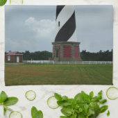 vuurtoren van Cape Hatteras Theedoek (Gevouwen)