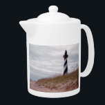 vuurtoren van Cape Hatteras Theepot<br><div class="desc">vuurtoren van Cape Hatteras</div>