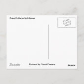 vuurtoren van Cape Hatteras uit de wetlands-reeks Briefkaart (Achterkant)