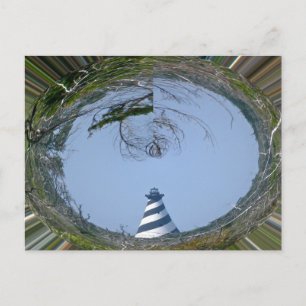 vuurtoren van Cape Hatteras uit de wetlands-reeks Briefkaart