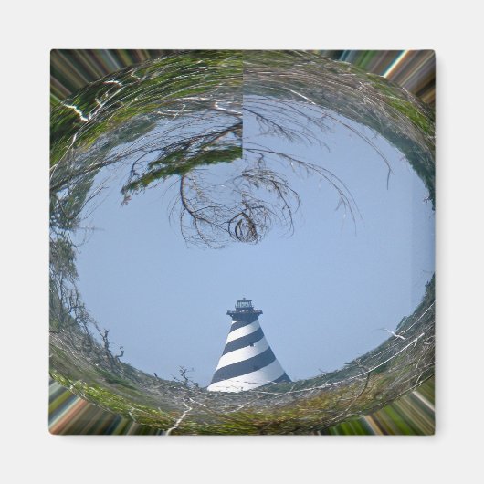 vuurtoren van Cape Hatteras uit de wetlands-reeks Magneet (Voorkant)