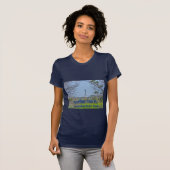 vuurtoren van Cape Hatteras uit de wetlands-reeks T-shirt (Voorkant volledig)