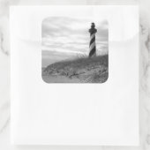 vuurtoren van Cape Hatteras Vierkante Sticker (Tas)