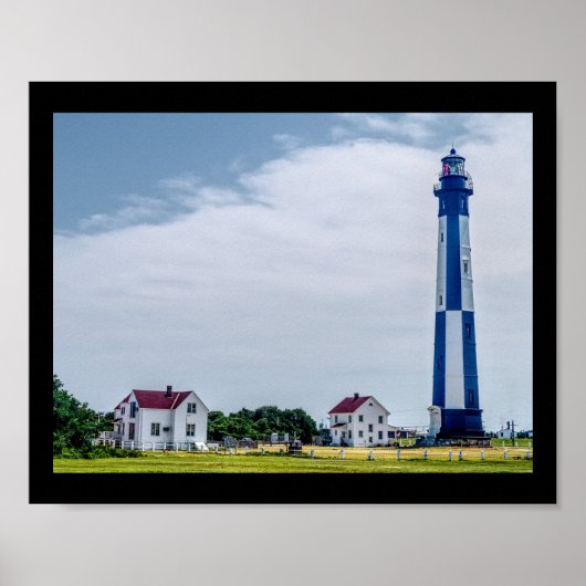 vuurtoren van Cape Henry Poster (Voorkant)