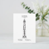 Vuurtoren van Cape Henry - Virginia - BD Briefkaart (Staand voorkant)