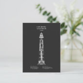 Vuurtoren van Cape Henry - Virginia - PD Briefkaart (Staand voorkant)
