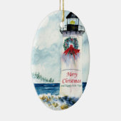 vuurtoren van Cape Keramisch Ornament (Rechts)