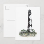 vuurtoren van Cape Lookout Briefkaart (Voorkant / Achterkant)