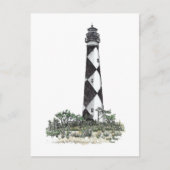 vuurtoren van Cape Lookout Briefkaart (Voorkant)