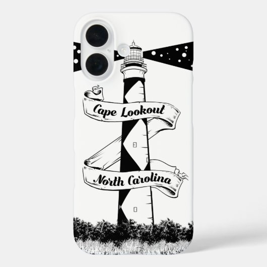 vuurtoren van Cape Lookout Case-Mate iPhone Case (Achterkant)