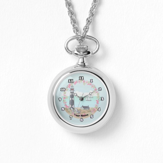 vuurtoren van Cape Lookout Horloge (Voorkant)