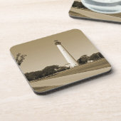 vuurtoren van Cape May Bier Onderzetter (Linkerzijde)