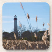 vuurtoren van Cape May Bier Onderzetter (Voorkant)