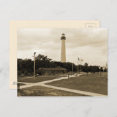 vuurtoren van Cape May Briefkaart (Voorkant / Achterkant)