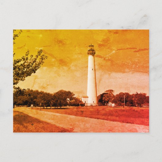 vuurtoren van Cape May Briefkaart (Voorkant)