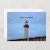 vuurtoren van Cape May Briefkaart (Voorkant / Achterkant)