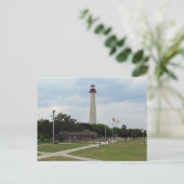 vuurtoren van Cape May Briefkaart (Staand voorkant)