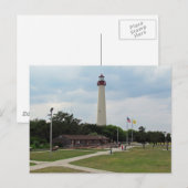 vuurtoren van Cape May Briefkaart (Voorkant / Achterkant)