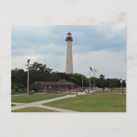 vuurtoren van Cape May Briefkaart (Voorkant)
