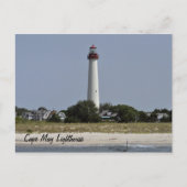 vuurtoren van Cape May Briefkaart (Voorkant)