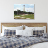 vuurtoren van Cape May Canvas Afdruk (Insitu (Slaapkamer))