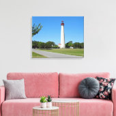 vuurtoren van Cape May Canvas Afdruk (Insitu (Woonkamer))