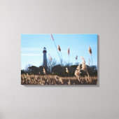 vuurtoren van Cape May Canvas Afdruk (Voorkant)
