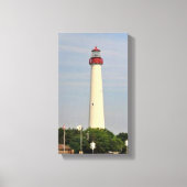 vuurtoren van Cape May Canvas Afdruk (Voorkant)