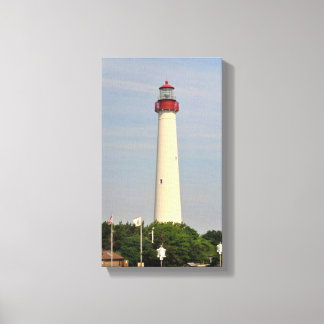 vuurtoren van Cape May Canvas Afdruk