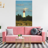 vuurtoren van Cape May Canvas Afdruk (Insitu (Woonkamer))