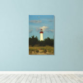 vuurtoren van Cape May Canvas Afdruk (Insitu (Houten vloer))
